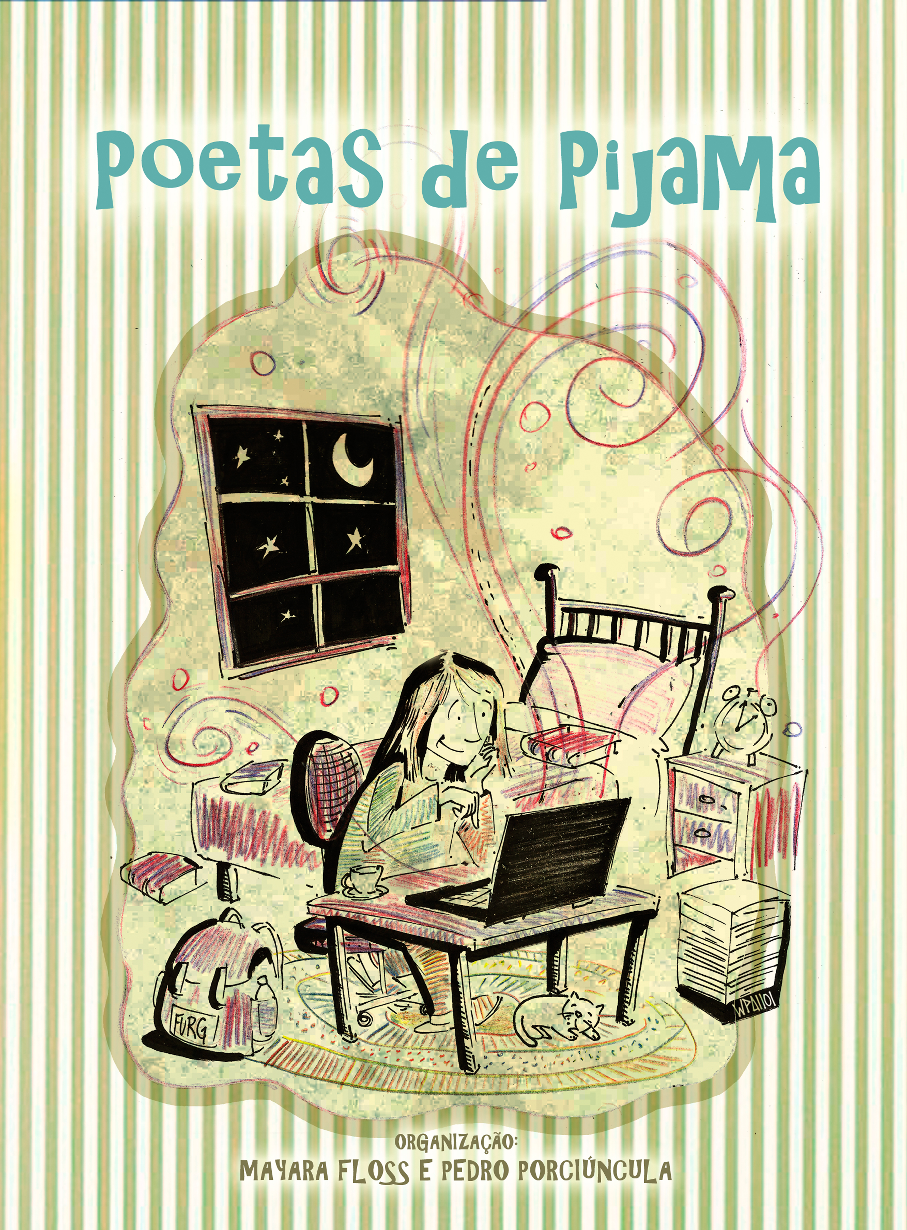 Capa Poetas de Pijama - autor Wagner Passos